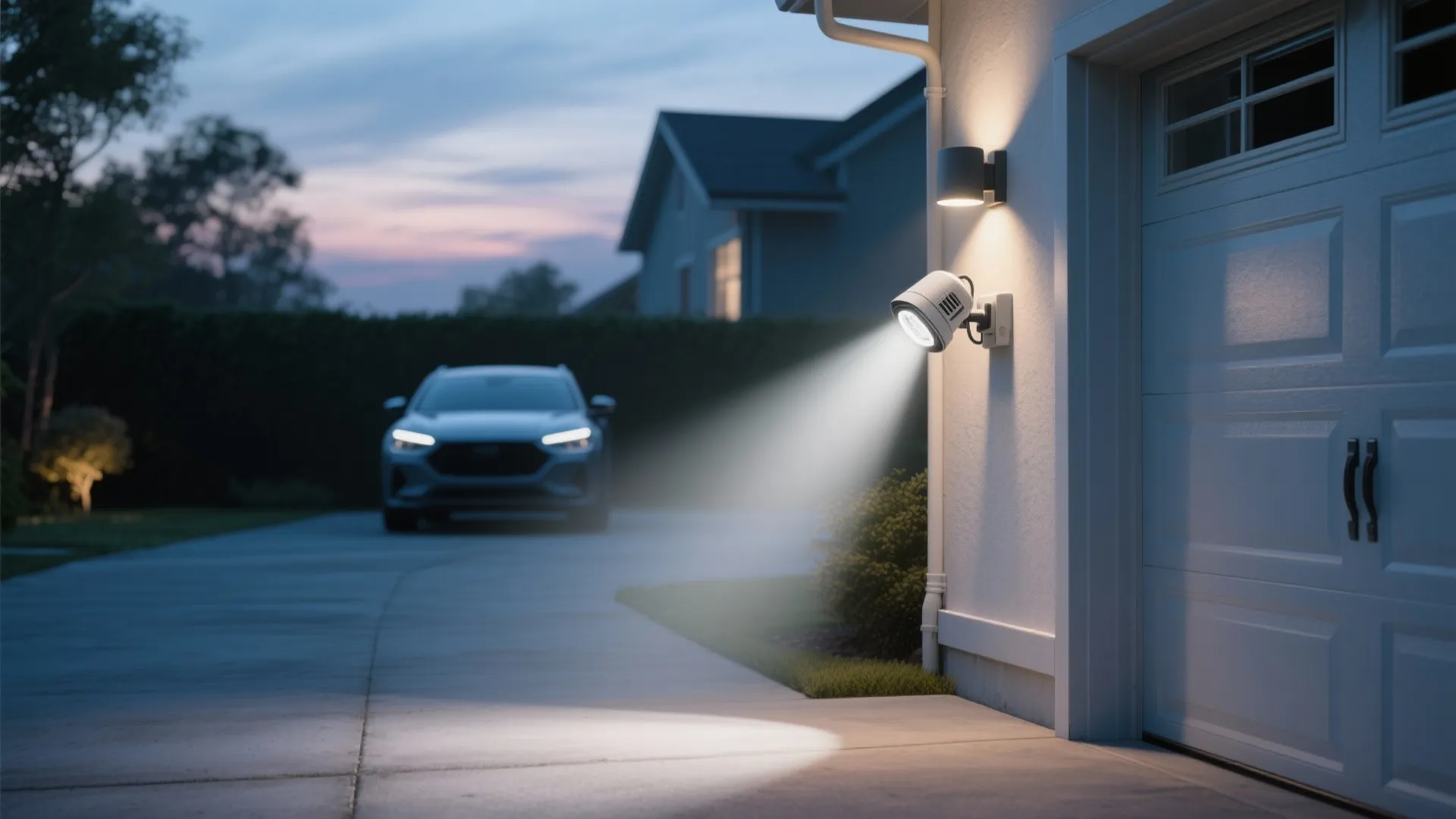 3. Adjustable Flood-Style Wall Lights for Driveways