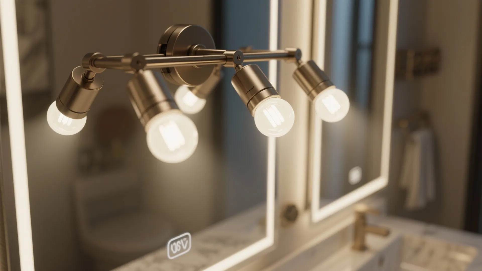 5. Adjustable heads for directional task lighting