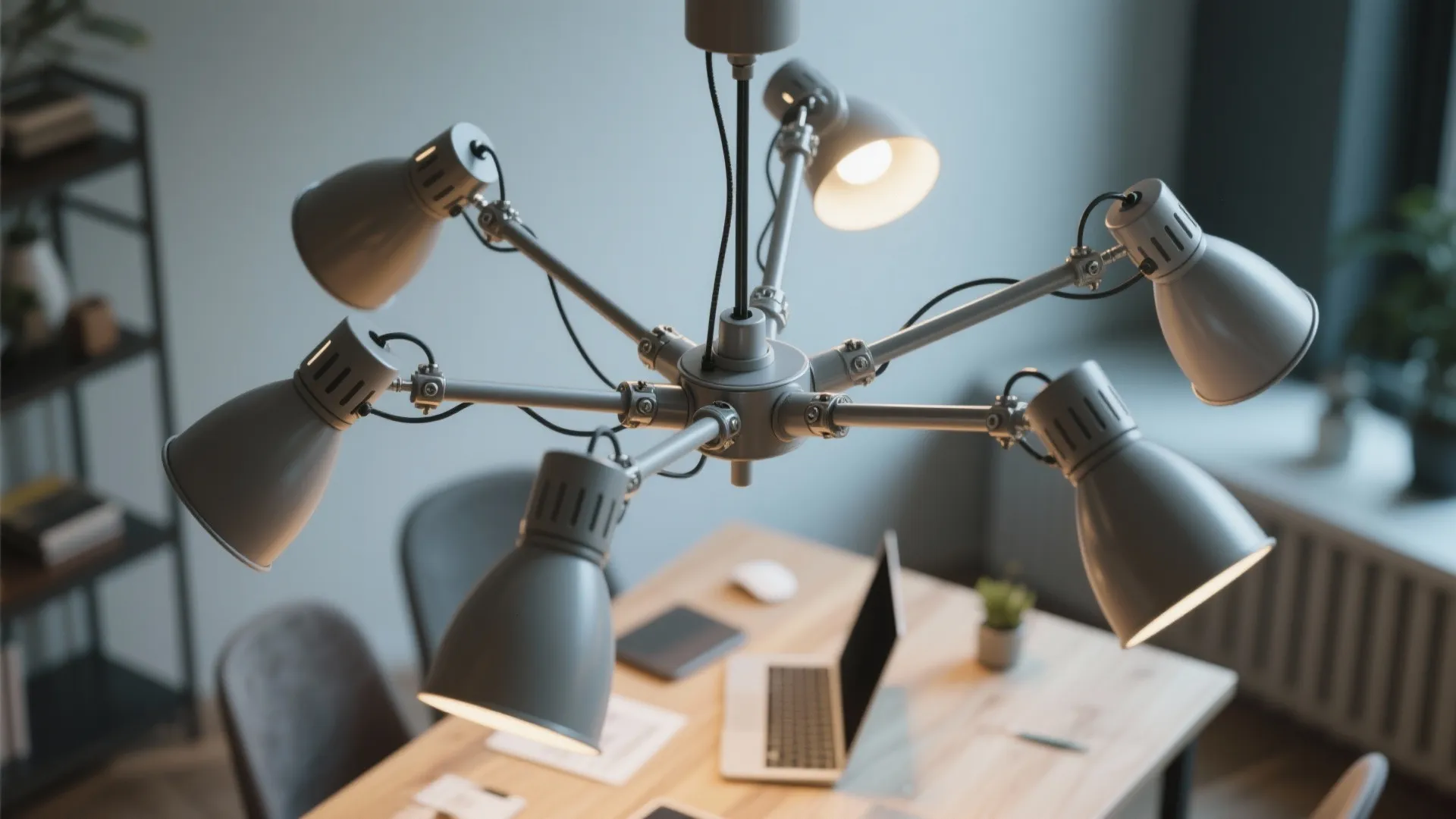 3. Adjustable Multi-Light Pendants