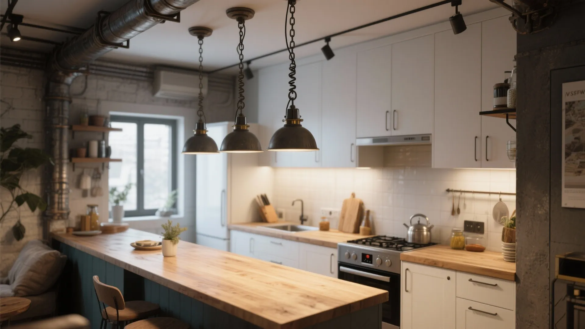 8. Adjustable Pulley Pendants