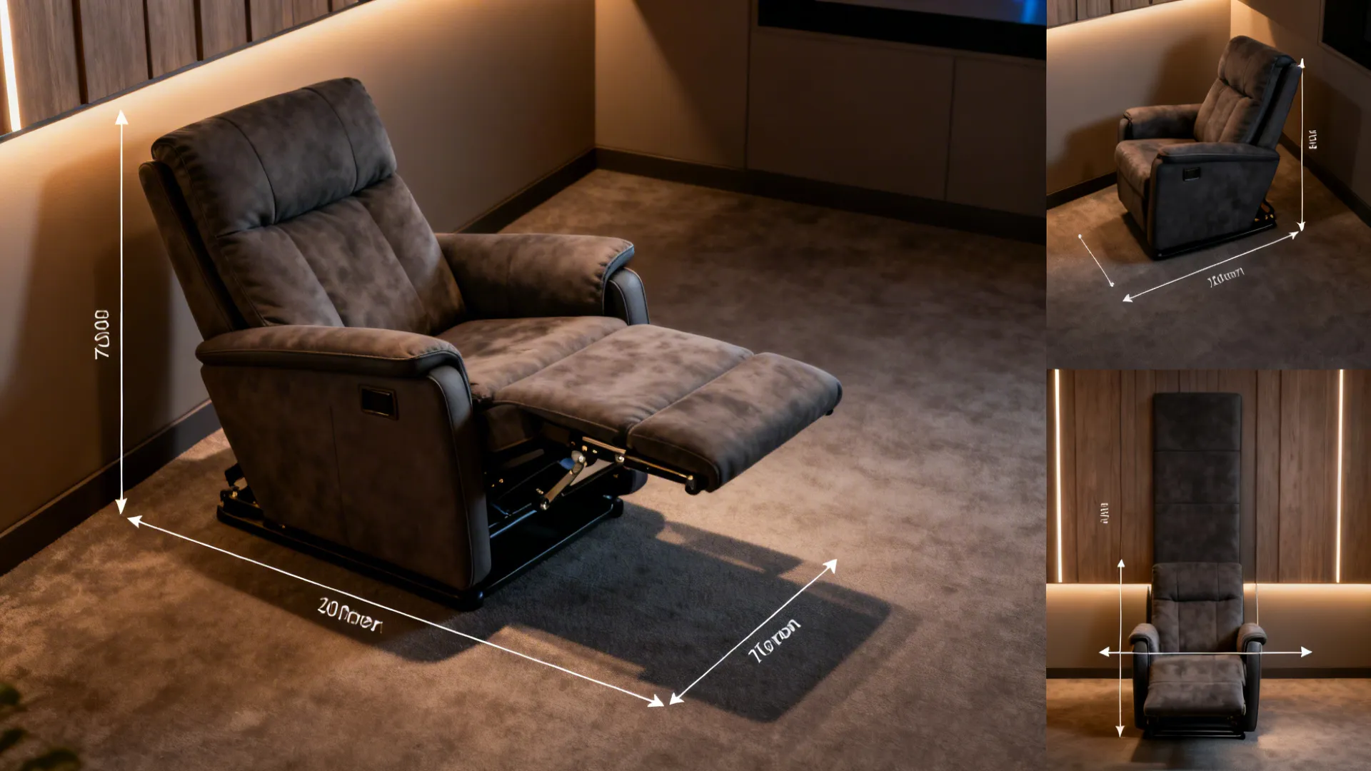 3. Adjustable recliner or lounge chair