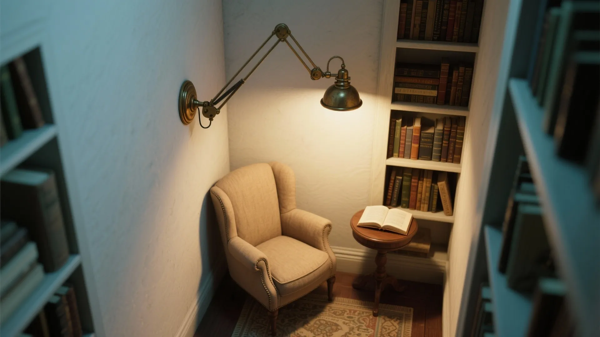 4) Opt for adjustable sconces in multipurpose spaces