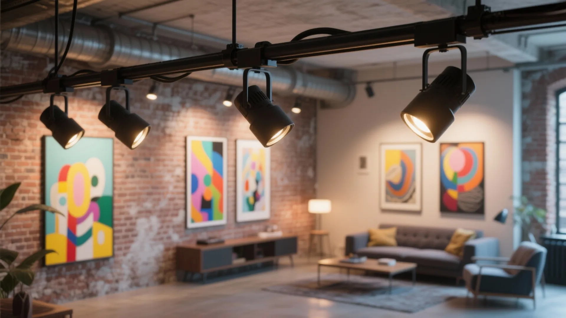 2. Adjustable Spot Heads for Artwork