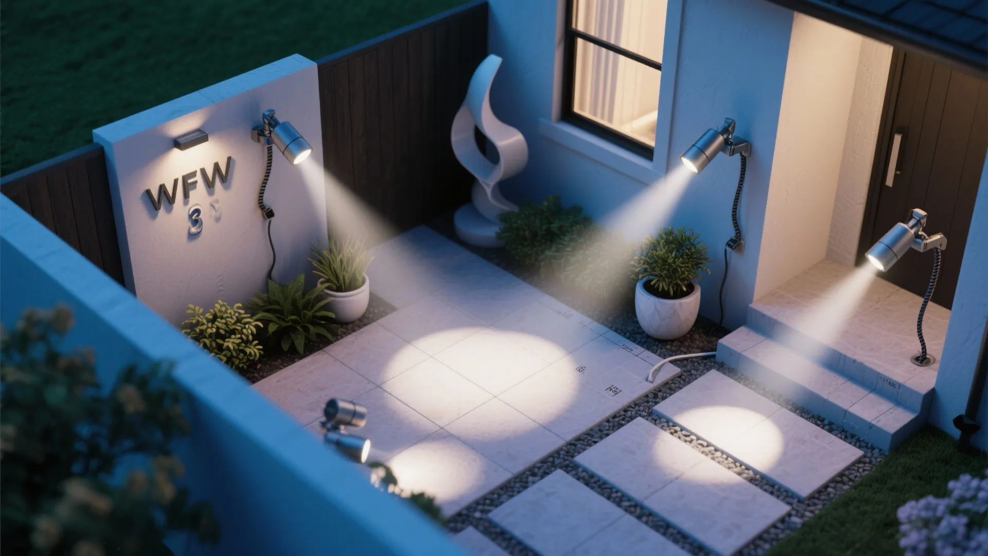 3. Adjustable Spot Fixtures