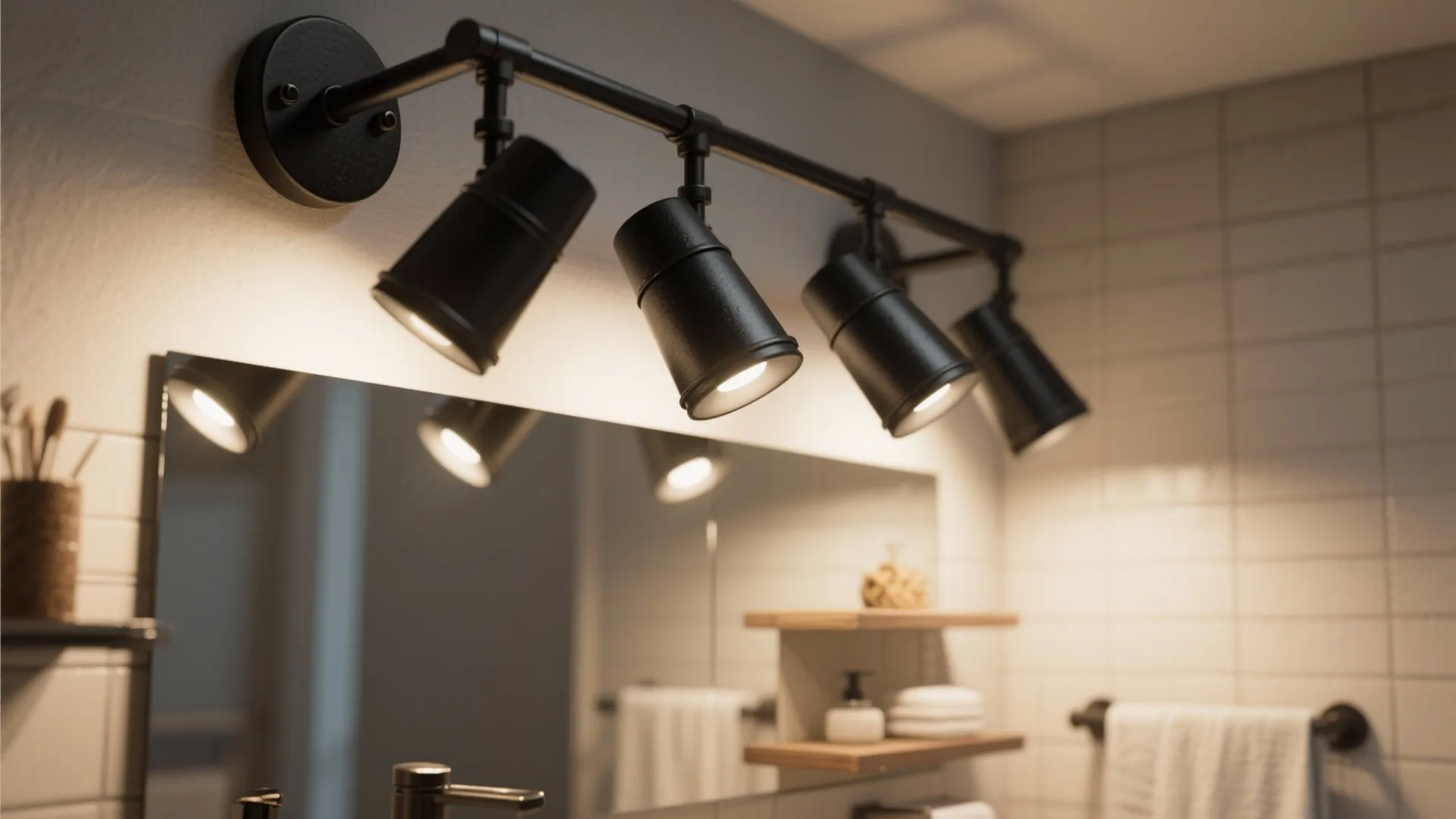 2. Four adjustable spot heads