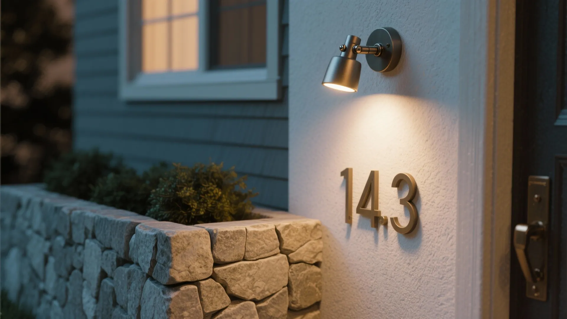 4. Adjustable spot sconces to highlight features