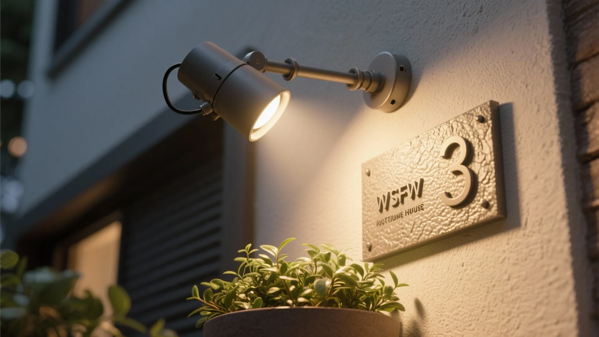 5. Adjustable Arm Spotlights for Accent Lighting