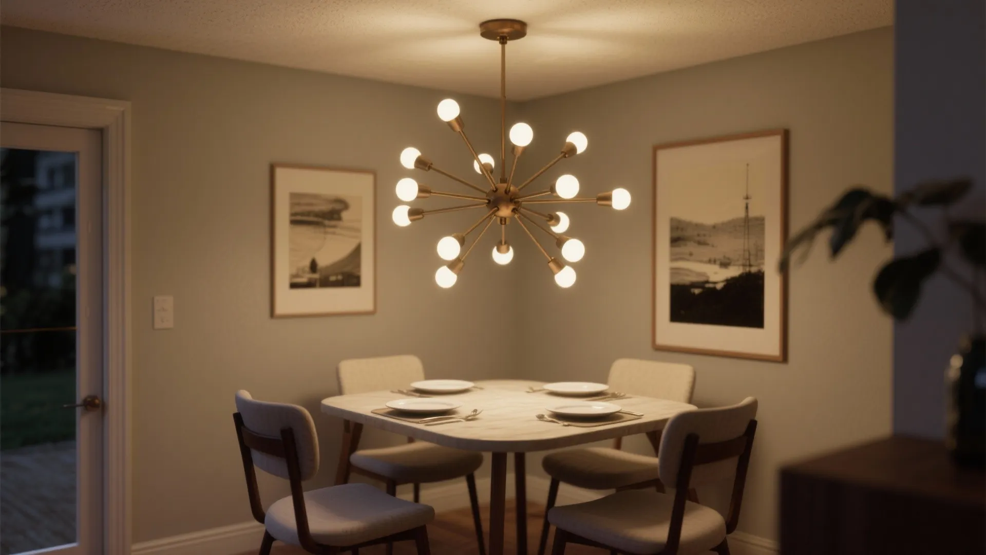 4. Adjustable Multi-Light Cluster