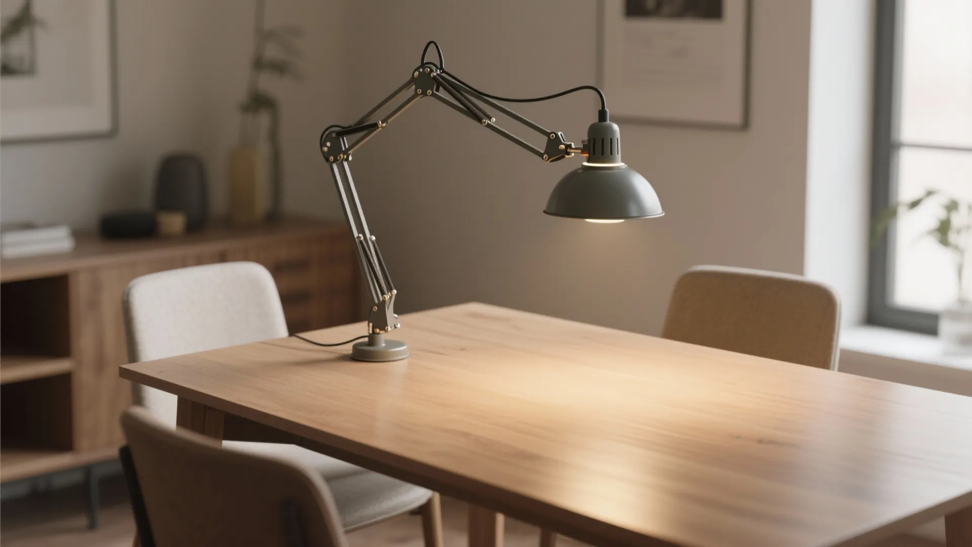 4. Adjustable or Swing-Arm Pendant