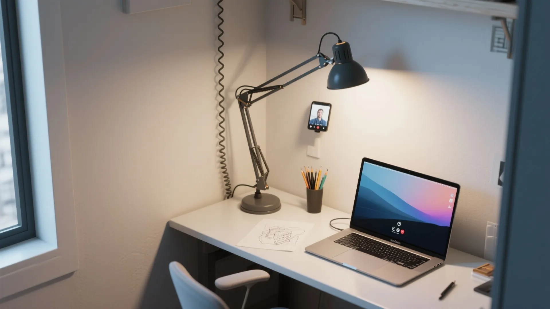 5. Adjustable Task Lamps for Multipurpose Workspaces