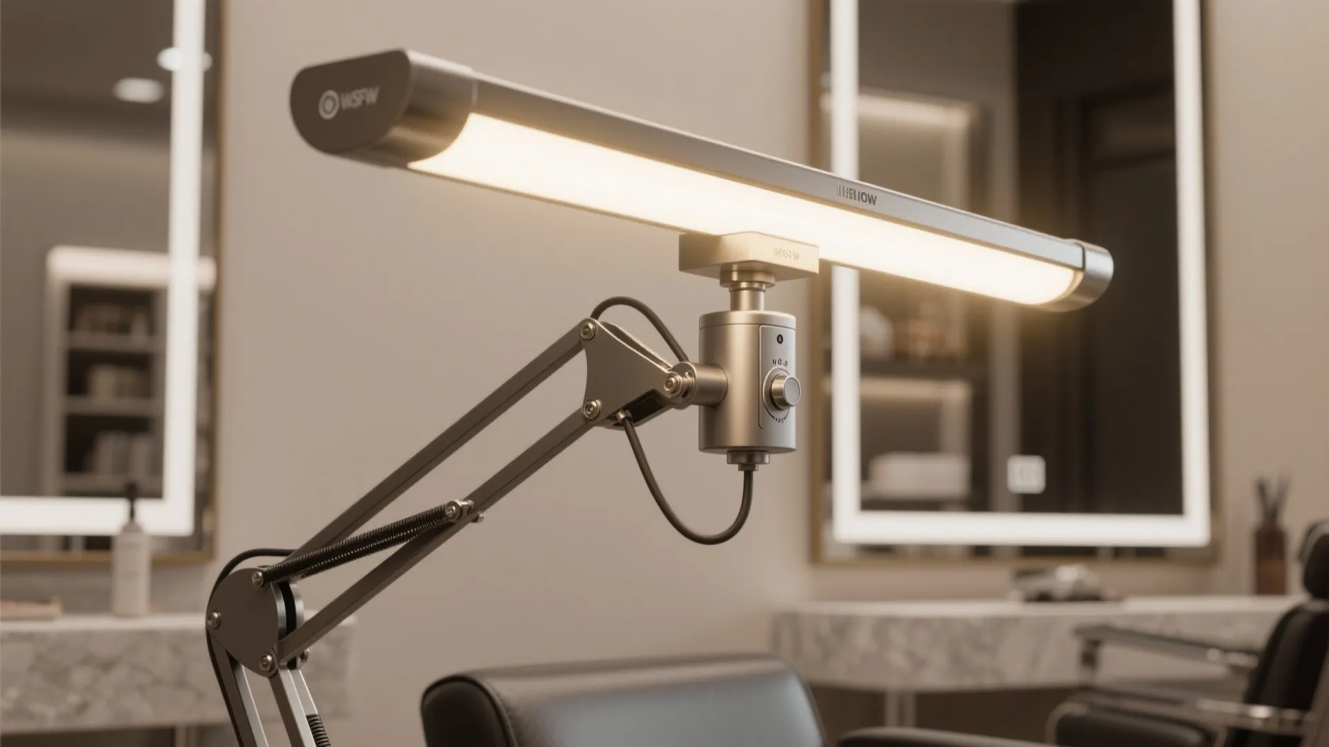 2. Adjustable Task Lights at Each Station