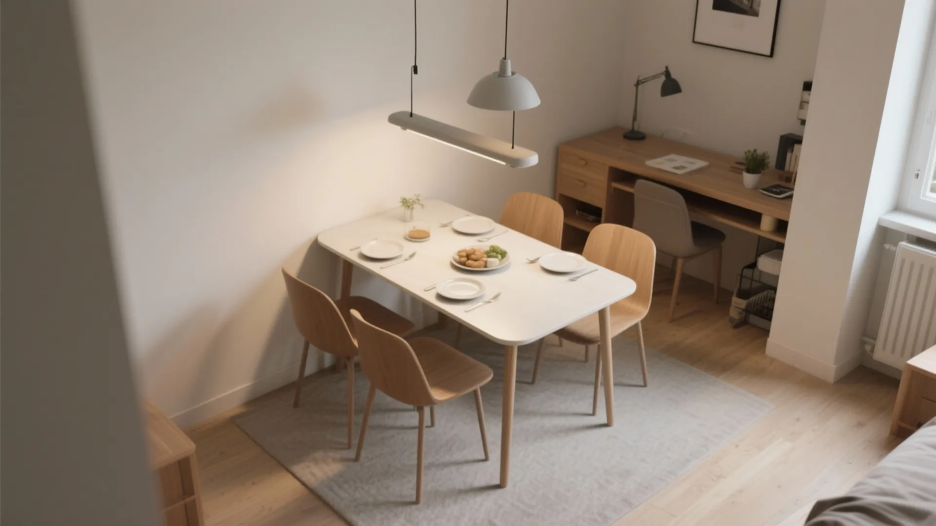 Adjustable height pendants for flexible living