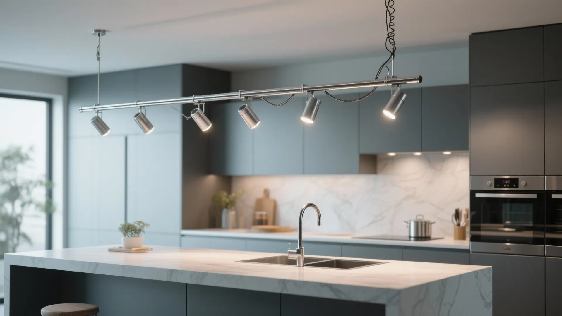 8. Adjustable Track Lighting