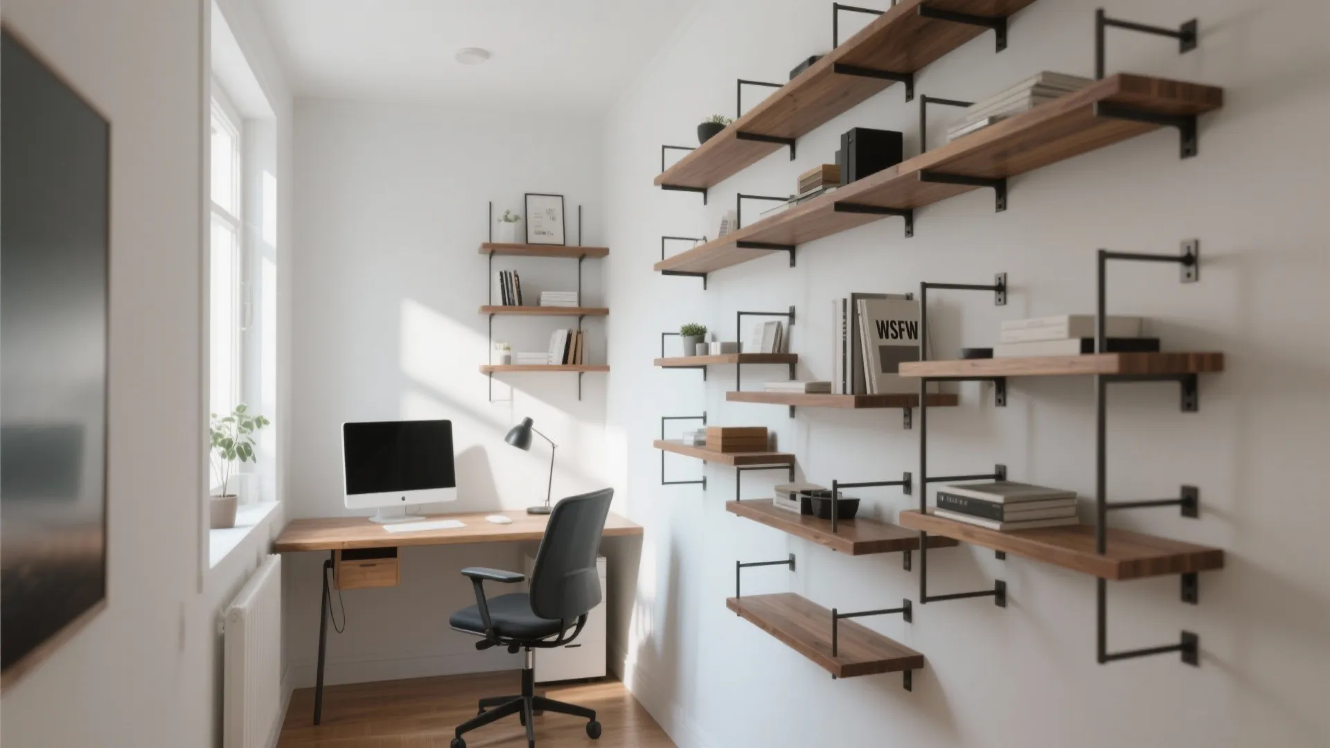 3. Adjustable Wall-Mounted Systems