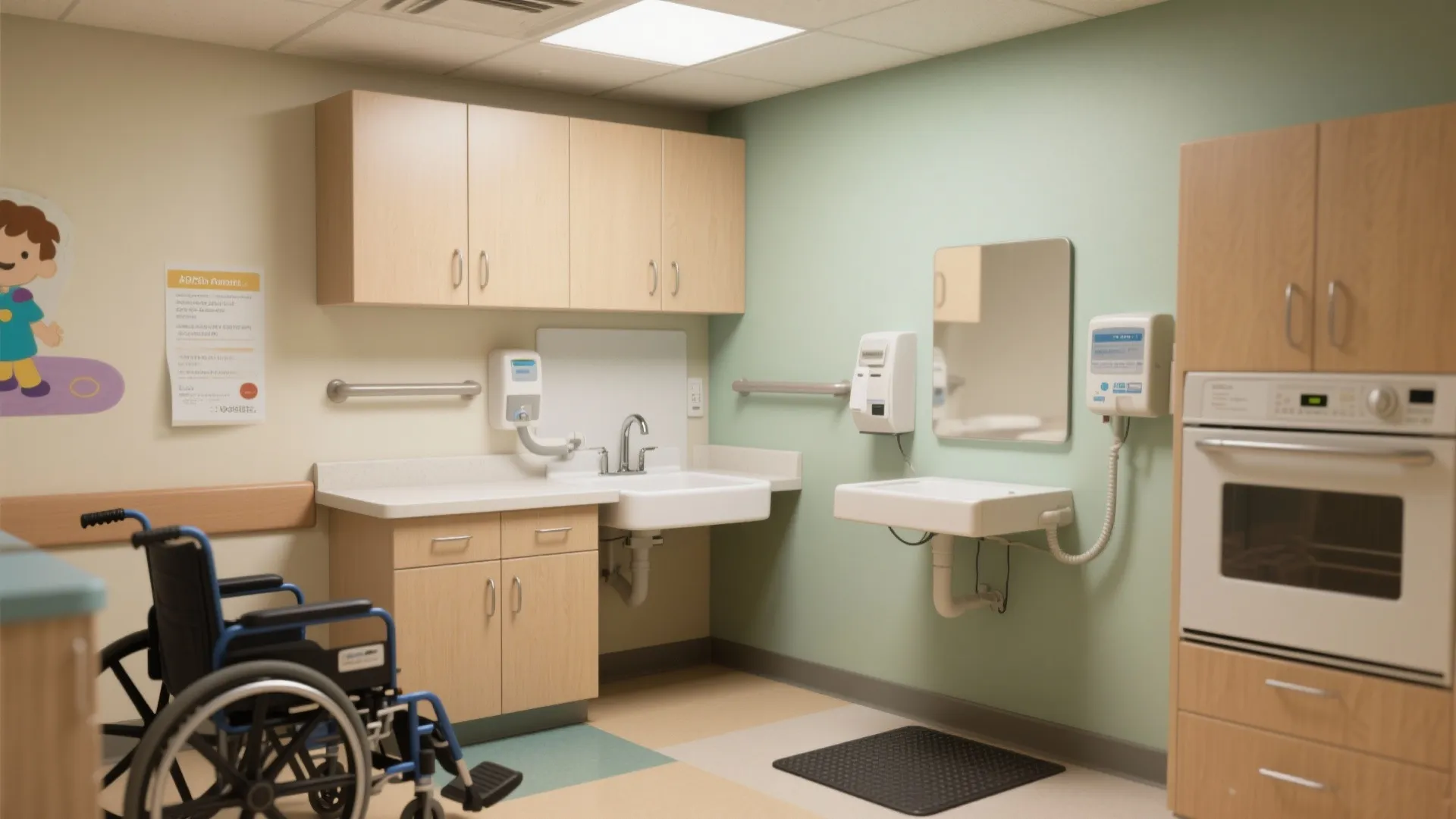 Idea 5: Build a realistic ADL corner without swallowing the room