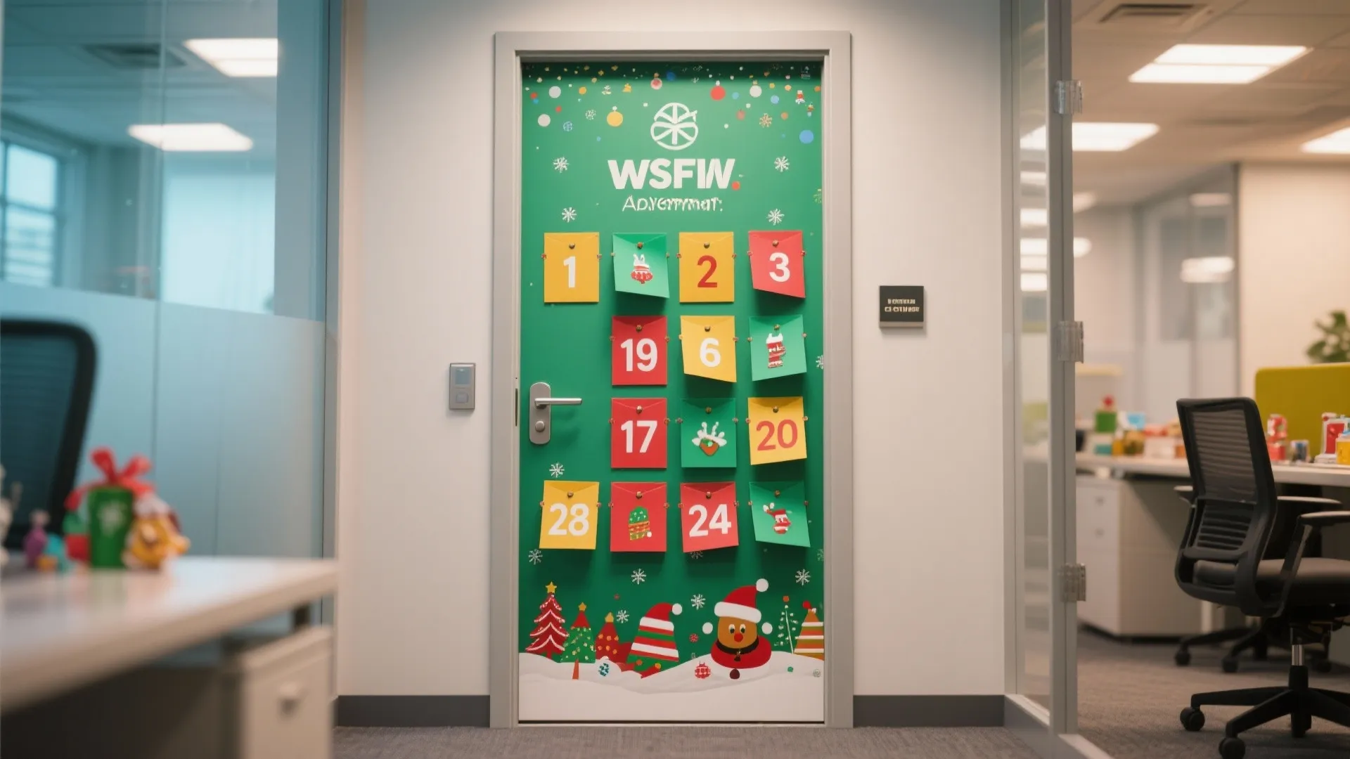 10. Interactive Advent Calendar Door