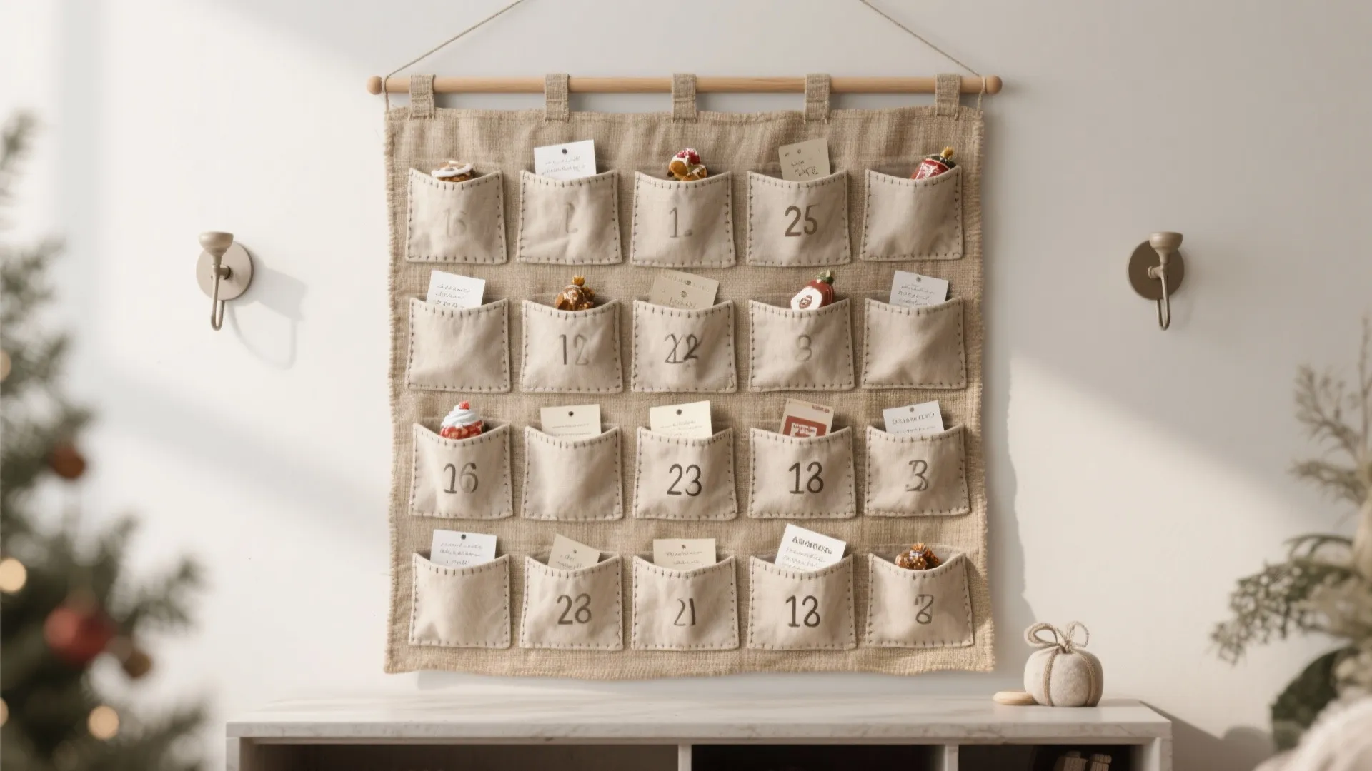 4. Advent Wall Pockets
