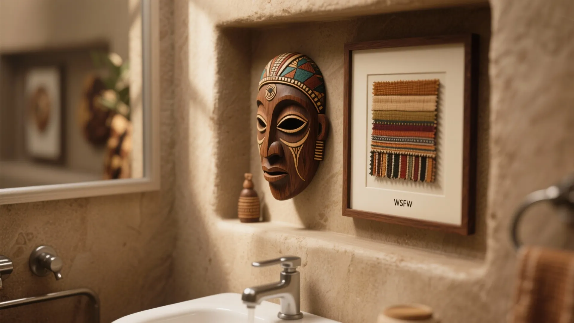 9. African Art Pieces