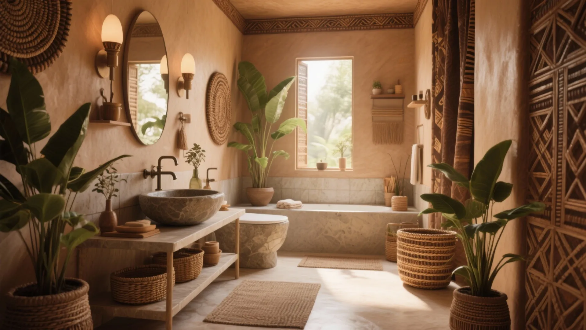 10 African Bathroom Ideas You'll Love: Creative African-Inspired Bathroom Designs from My Projects
