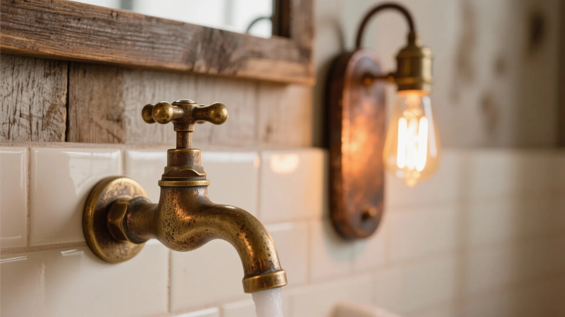 Antique Brass, Aged Copper, and Vintage Fixtures