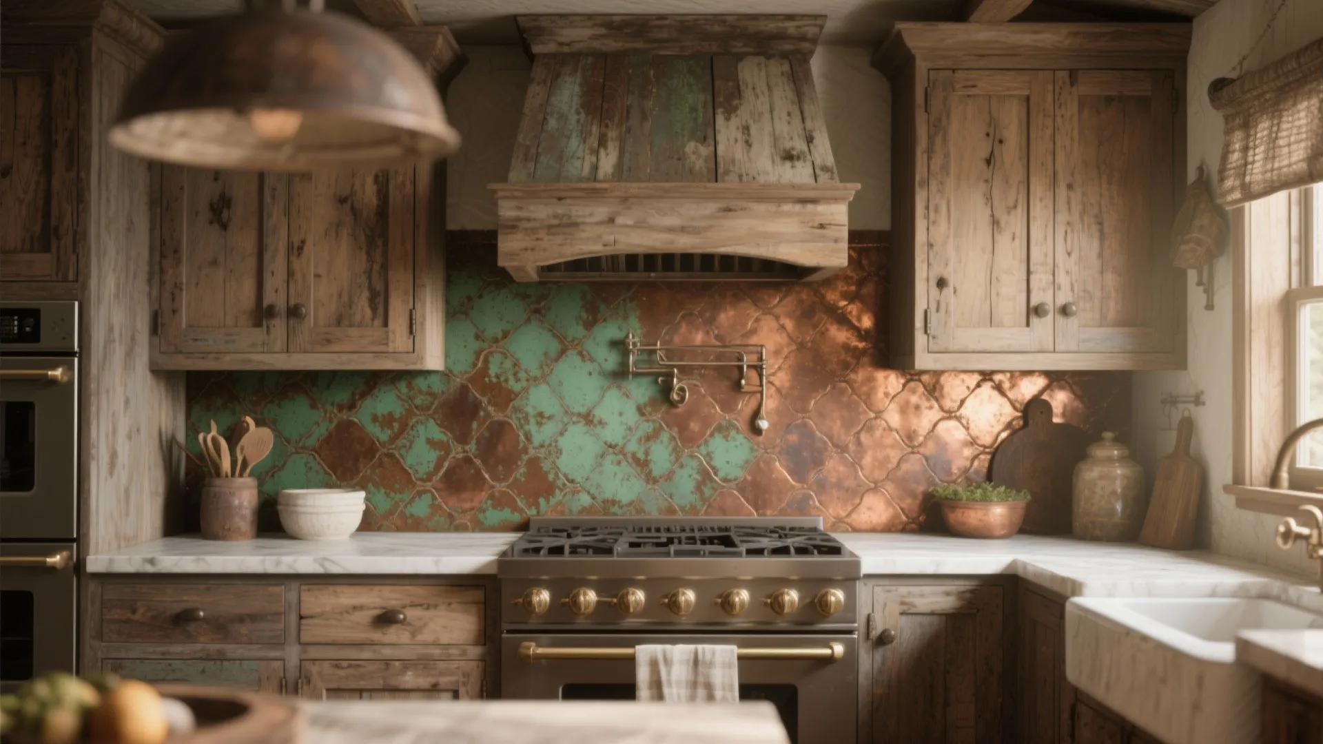 3. Aged Copper With Patina