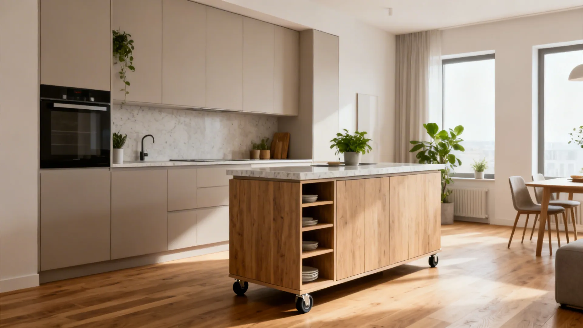 5 Small Kitchen Island Ideas for Tight, Awkward Kitchens