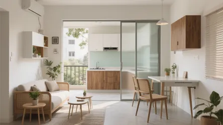 1 BHK Flat in Ahmedabad: 5 Smart Design Ideas