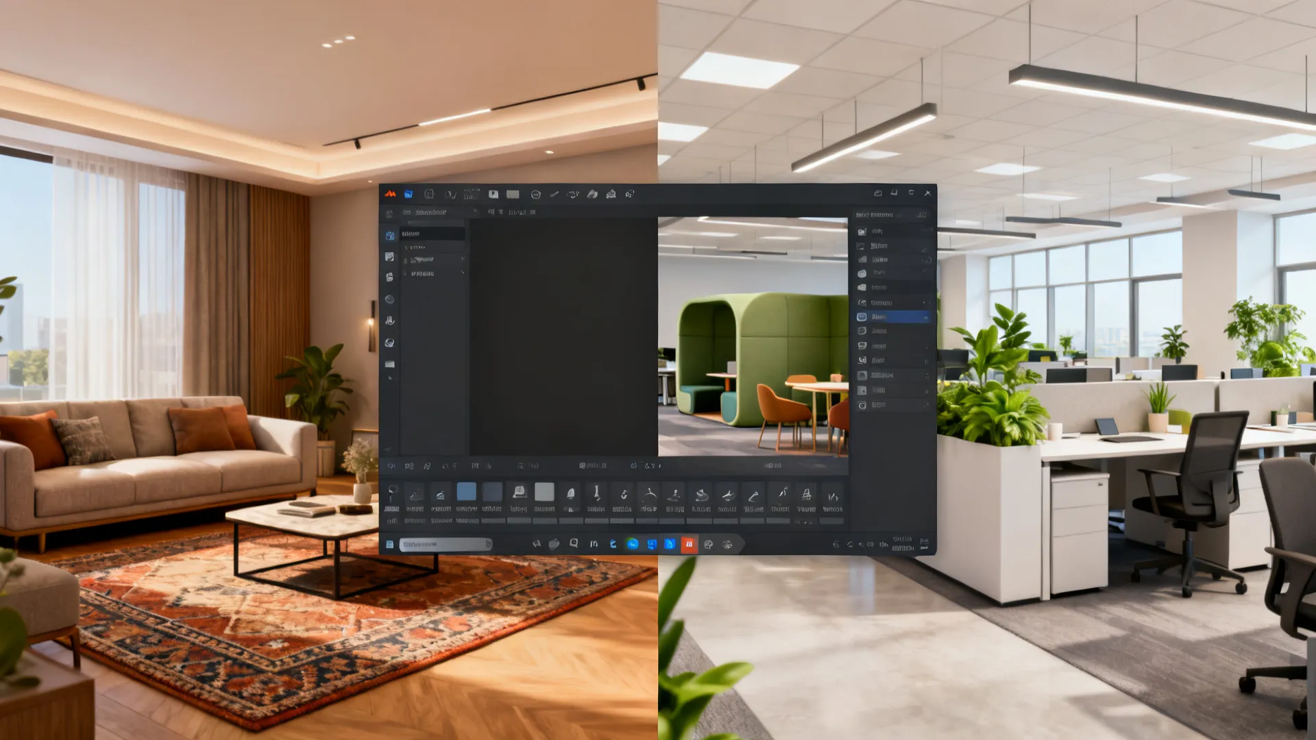 AI Home and Commercial Space Design