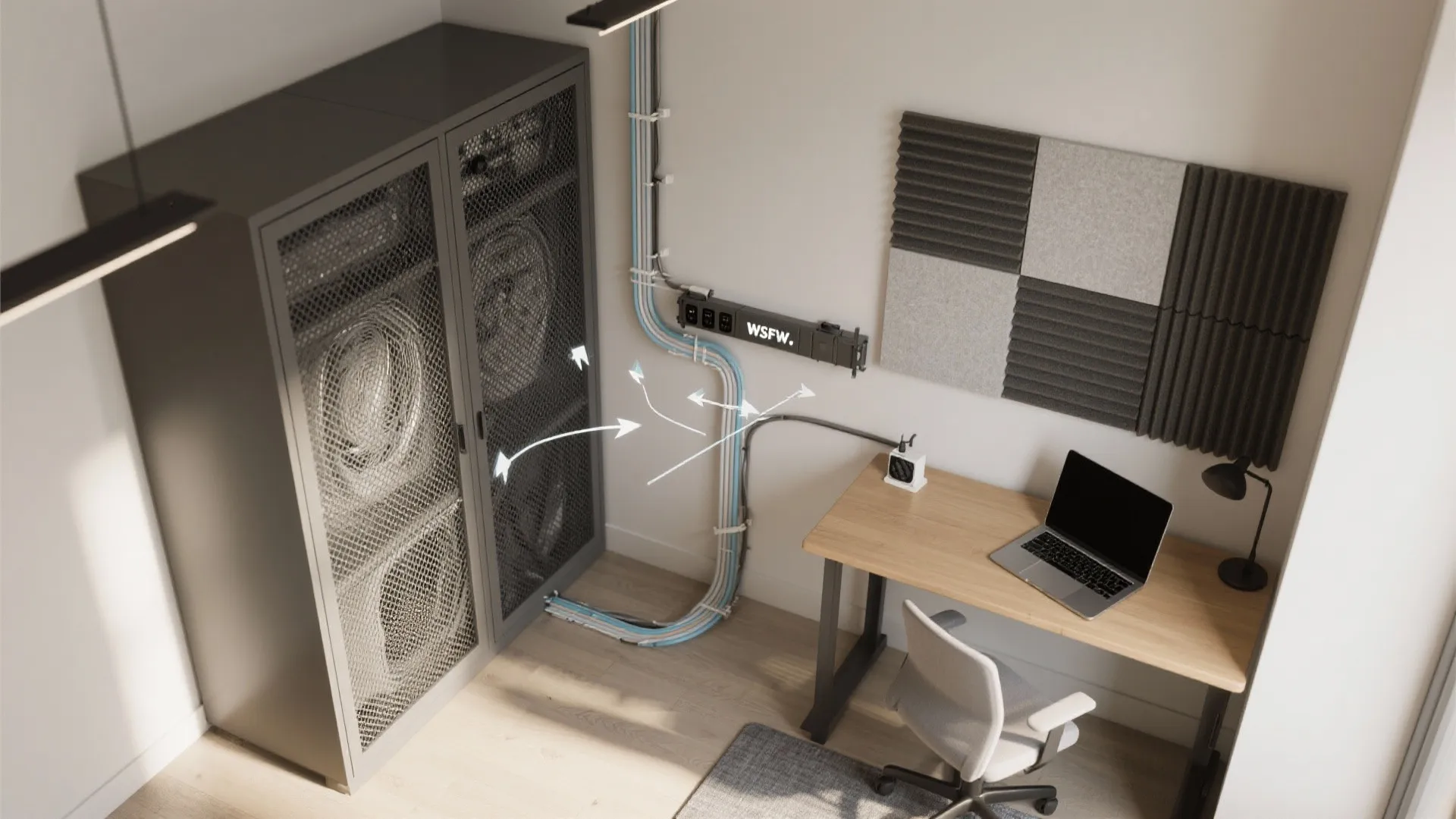 Appliance Thinking: Quiet, Ventilated, and Cable-Savvy