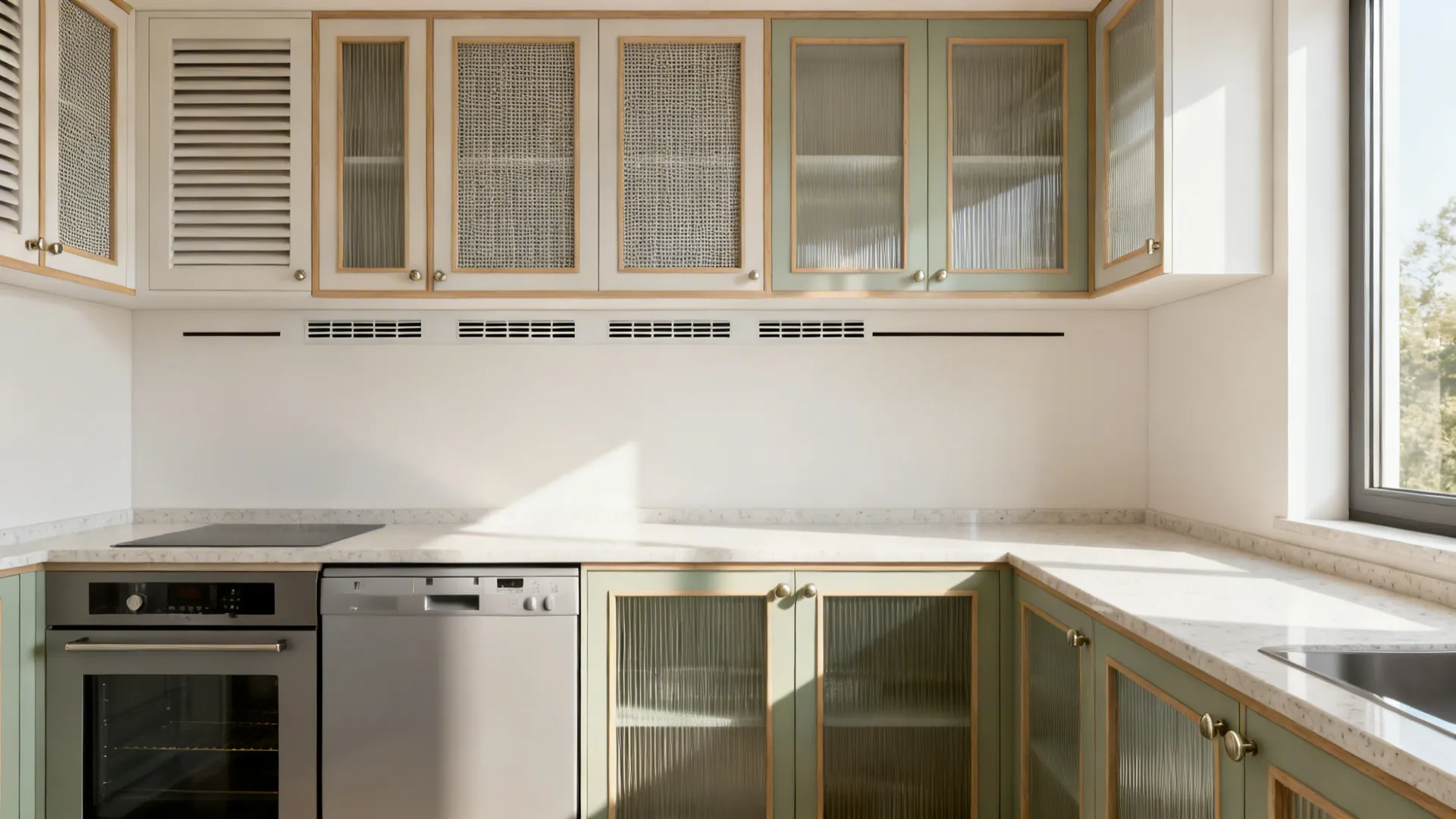 Air-Passing Design in Kitchen Cupboards: 5 Proven Ideas