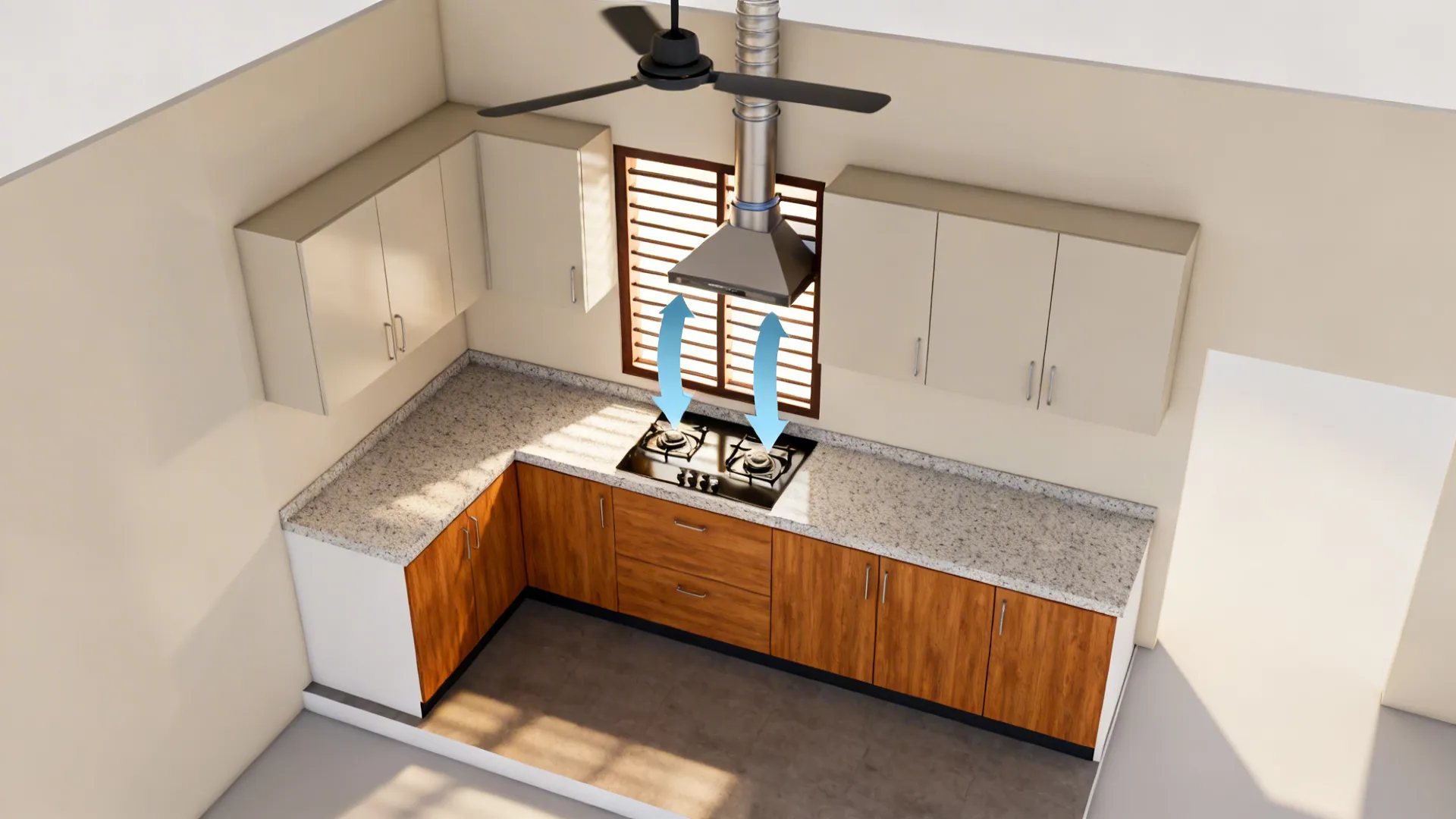 Cross-Ventilation + Chimney: Tropical Airflow That Actually Works