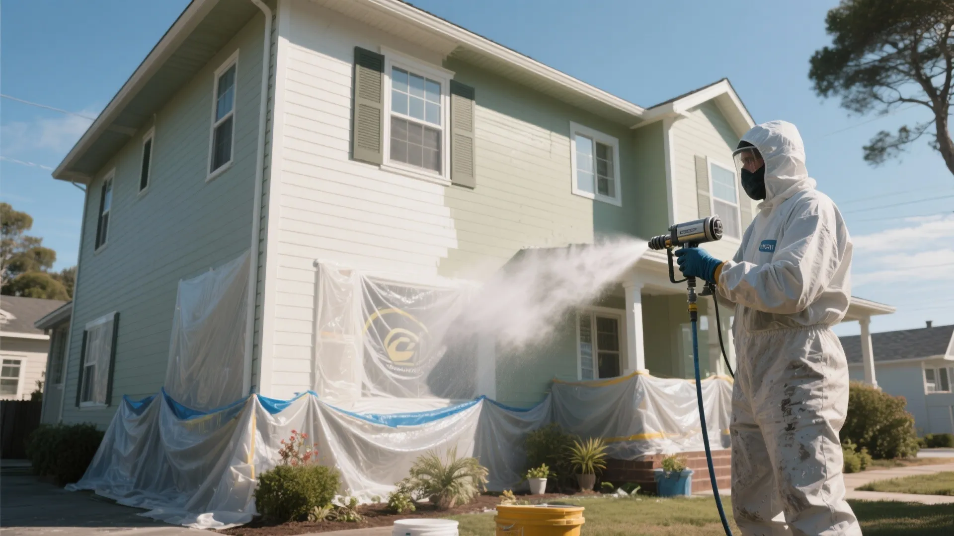 2. Airless for fast exterior and large areas