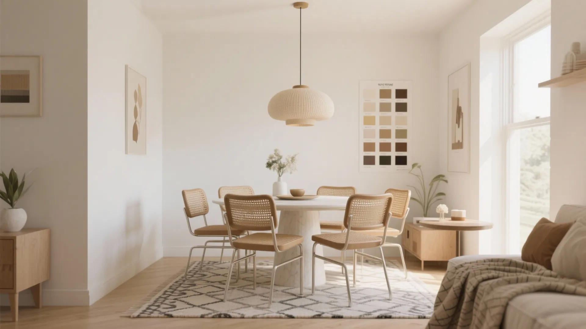 2. Keep It Airy: Warm Whites and Creams