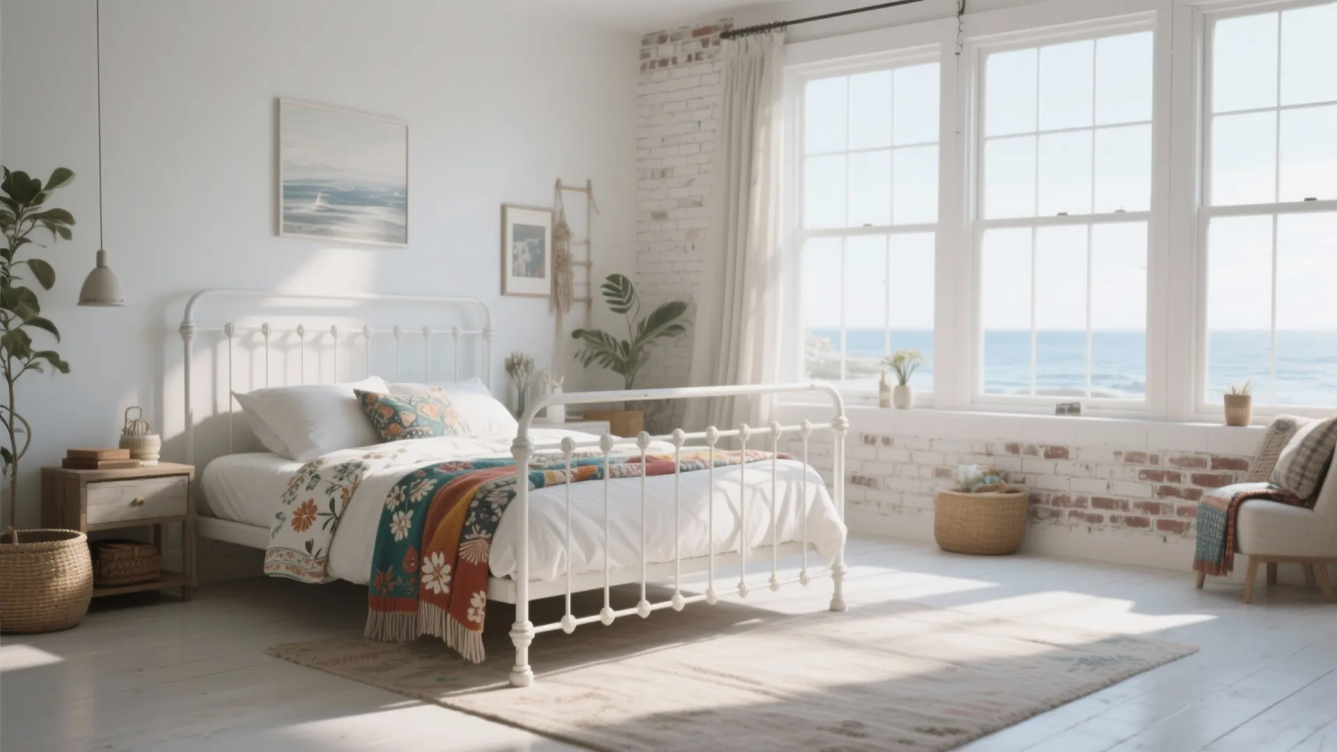 Stylish White Metal Bed Frame Bedroom Ideas: Transform Your Bedroom with Chic White Metal Bed Frames