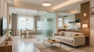 Modern Open-Plan Living, Dining & Kitchen Design