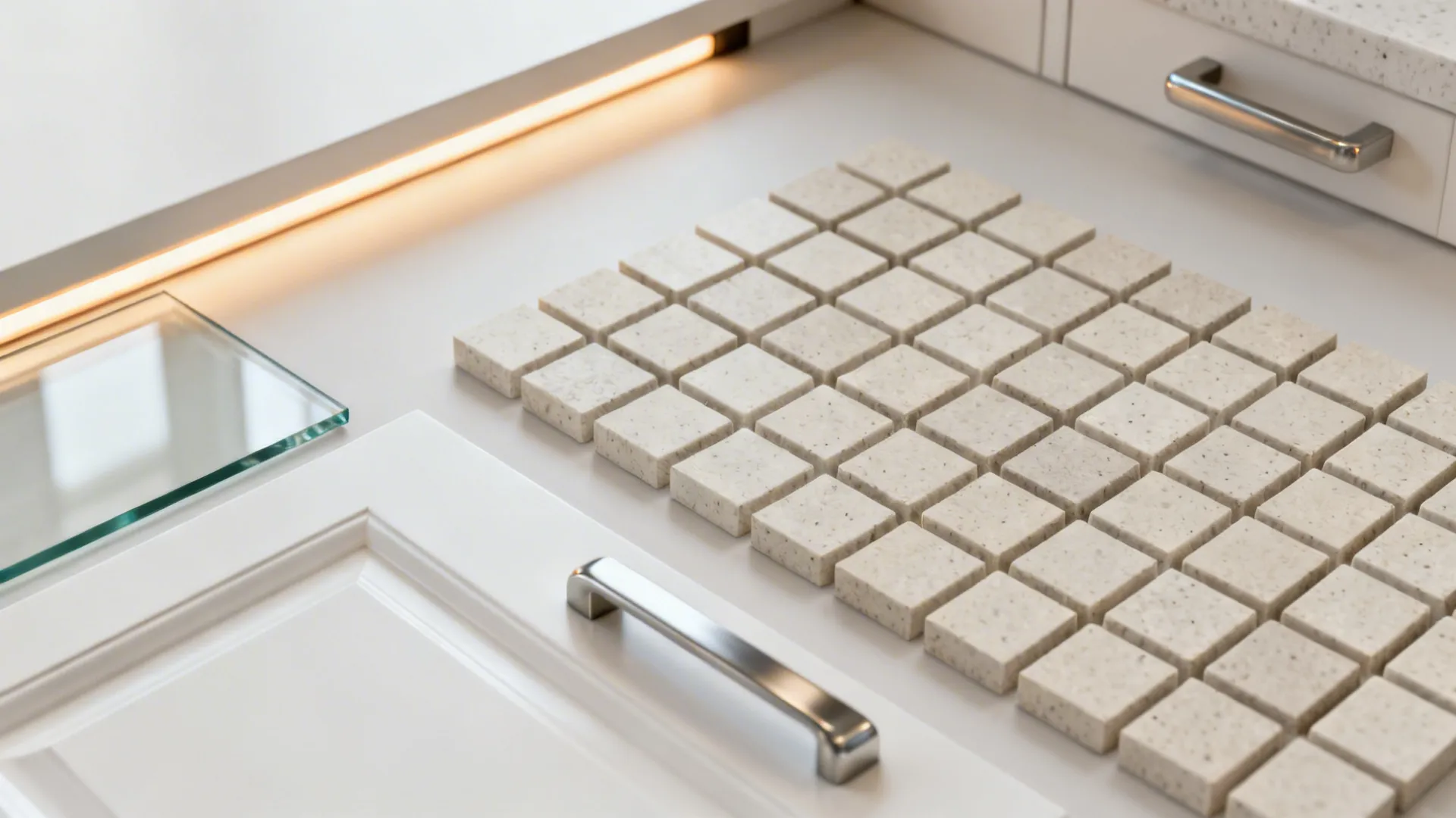 Transparent Backsplashes for Airy Depth