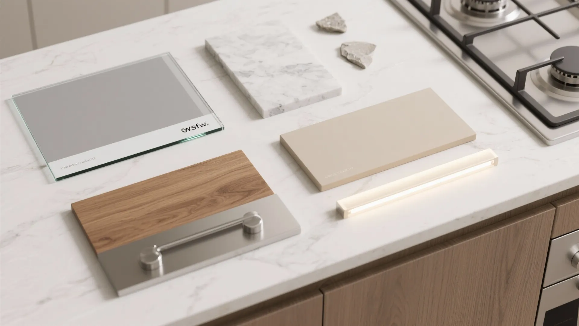 Glass Backsplash for Airy Light