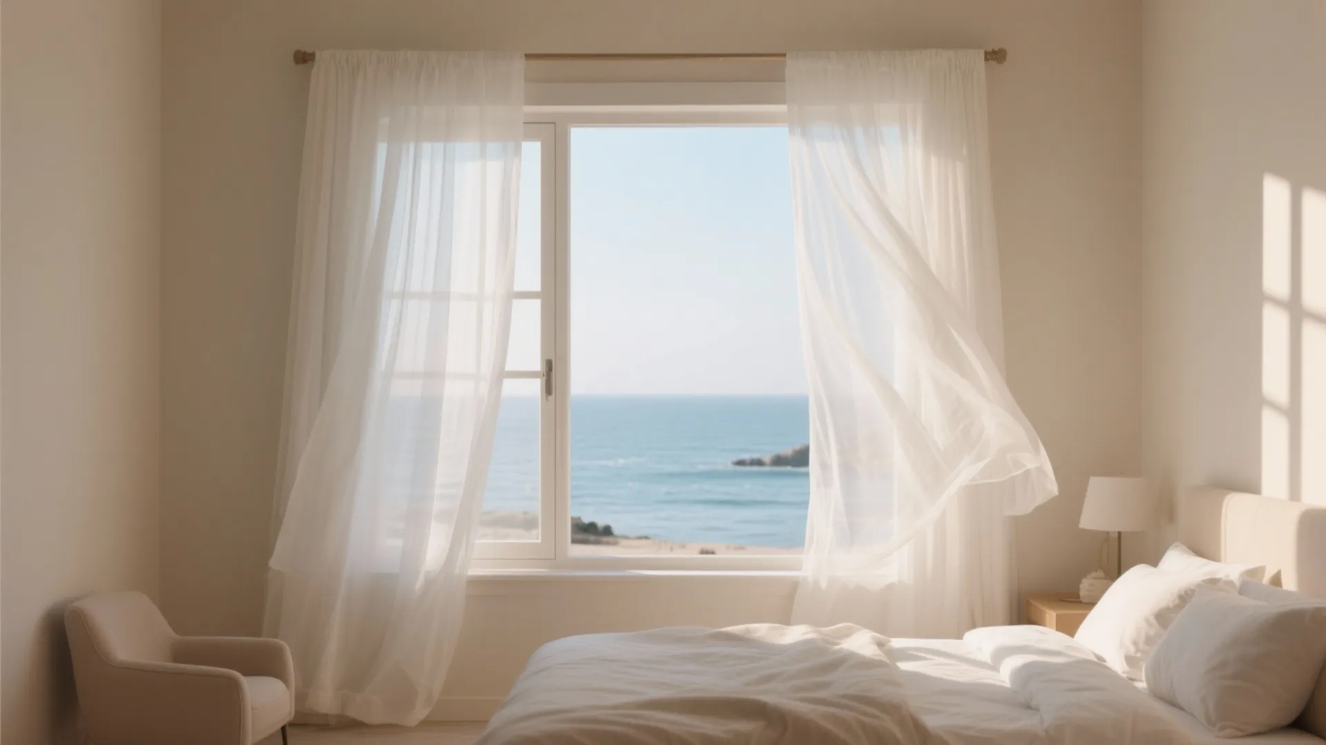 3. Light & Airy Curtains