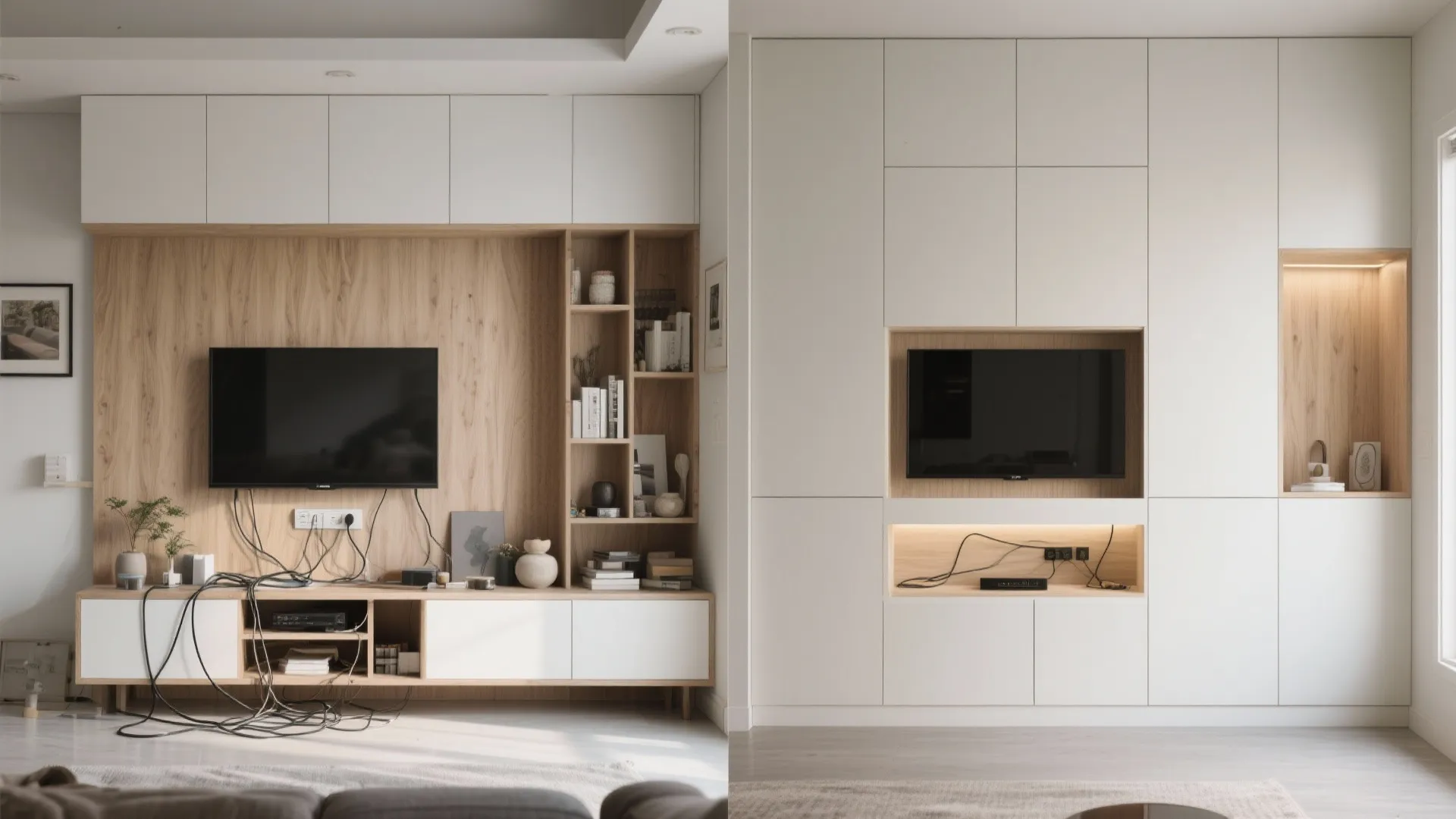 Minimalist storage that feels airy