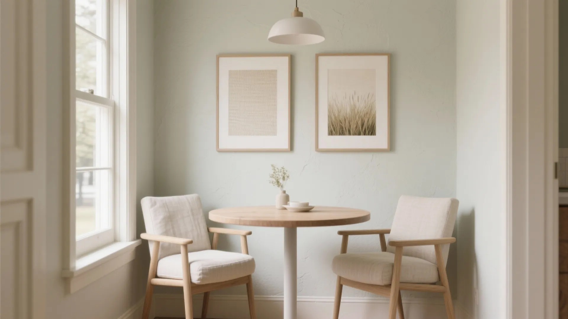 1) Airy neutrals and textured walls