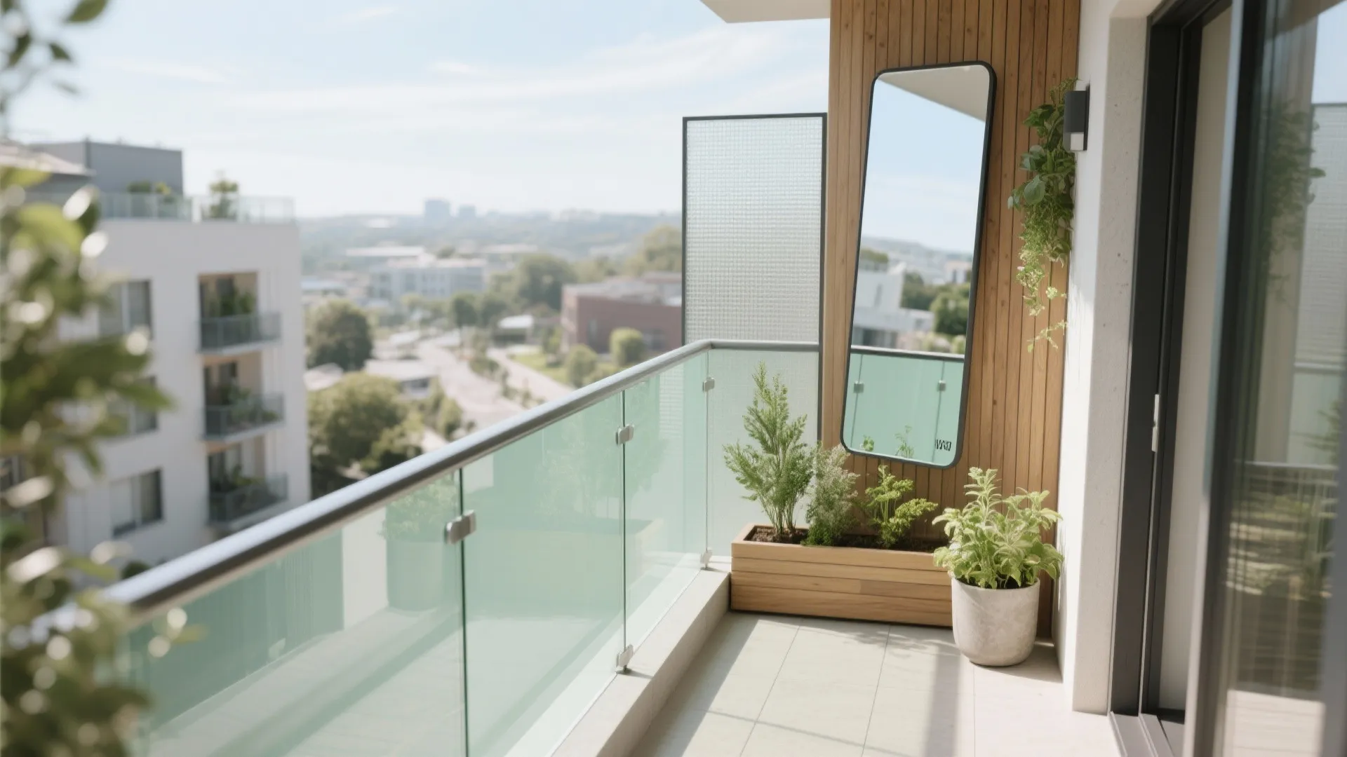 Transparent Elements for Airiness (Glass, Mesh, and Mirrors)