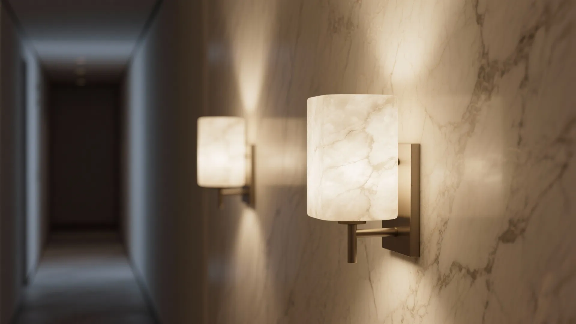 1. Soft ambient pair for narrow hallways