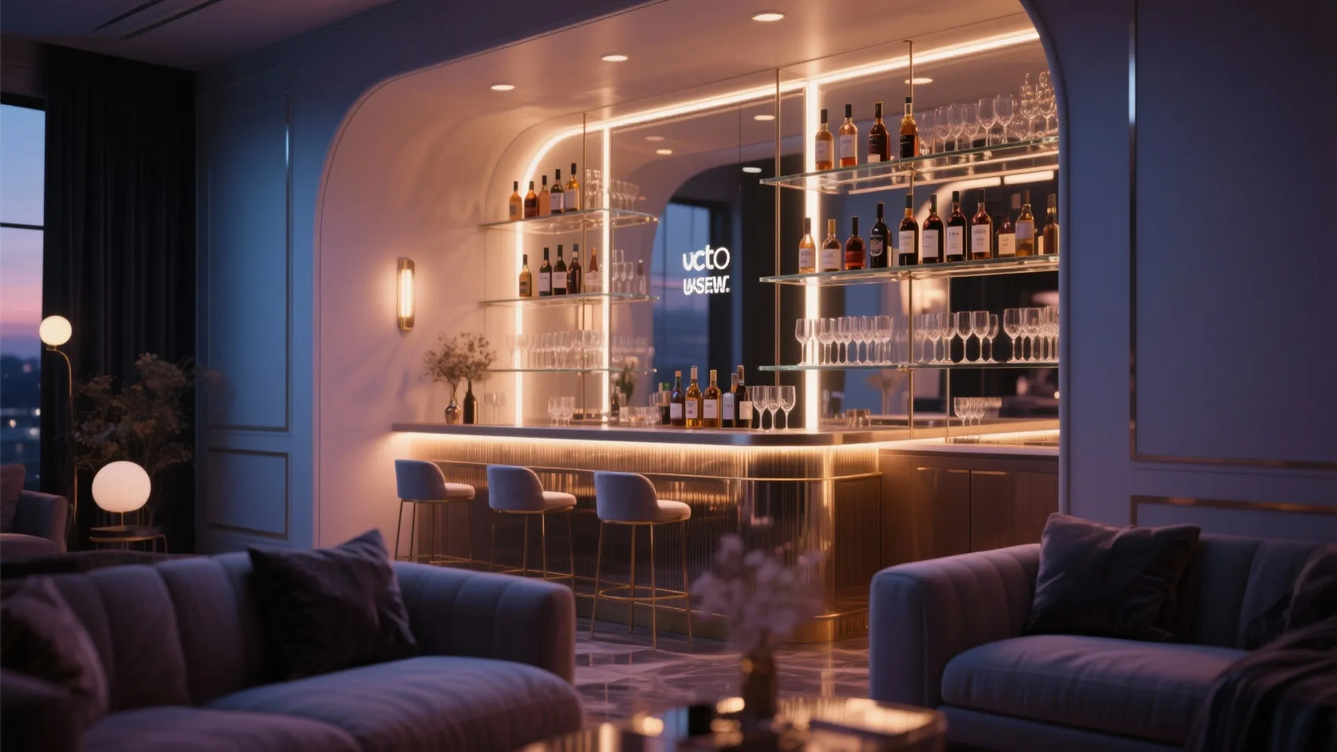 5. Alcove Bar or Drinks Station