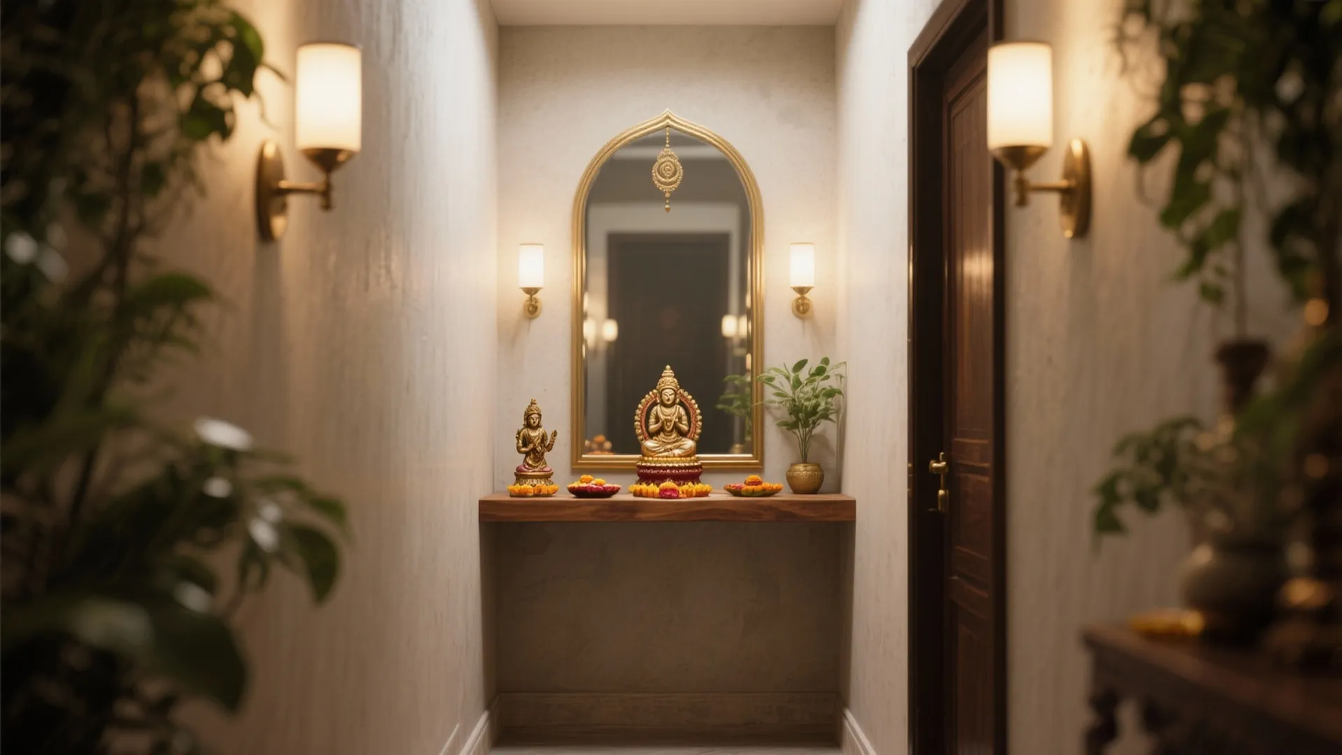 3. Alcove with Mirror Backing