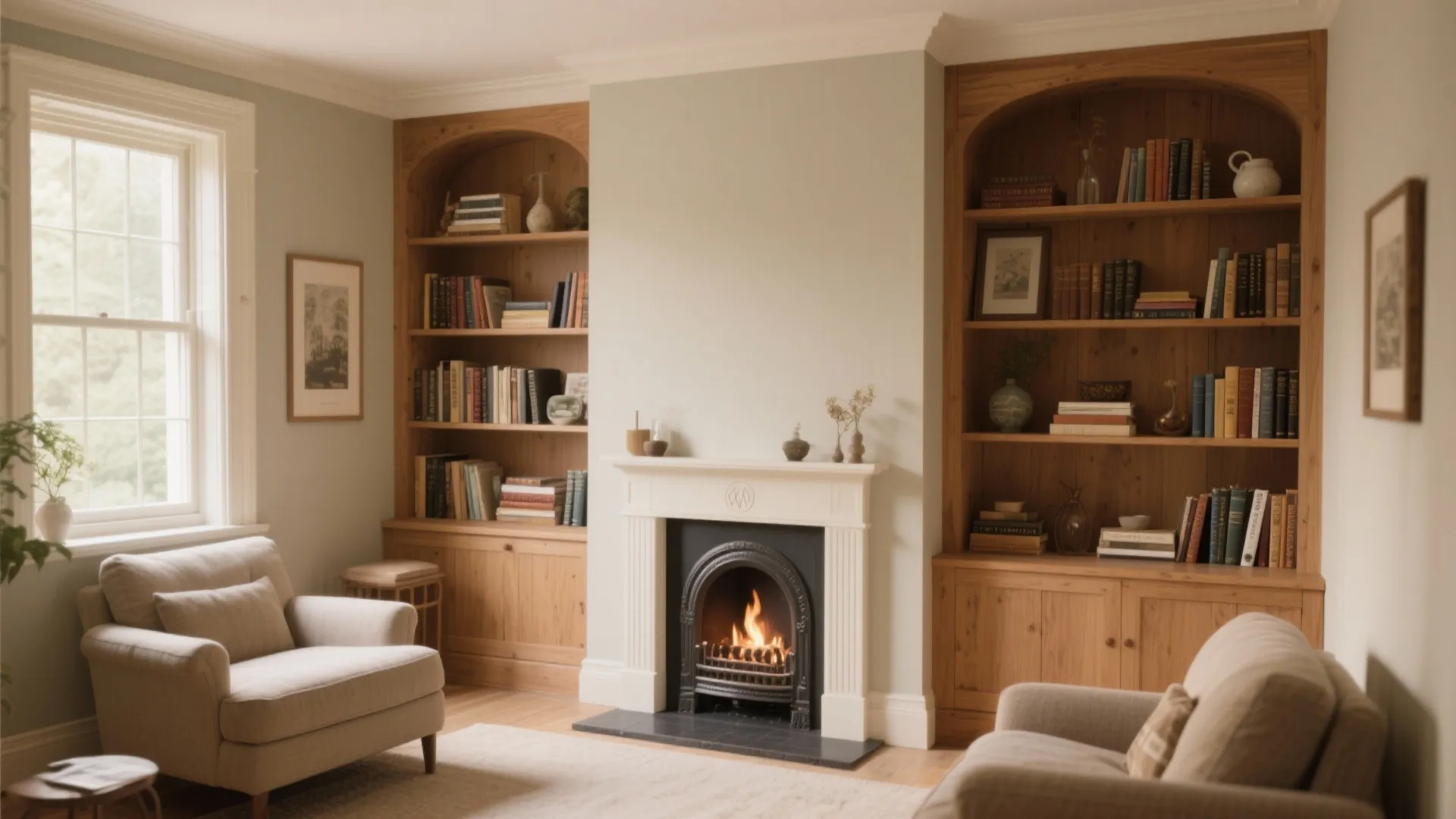 Built-in Alcove Shelving