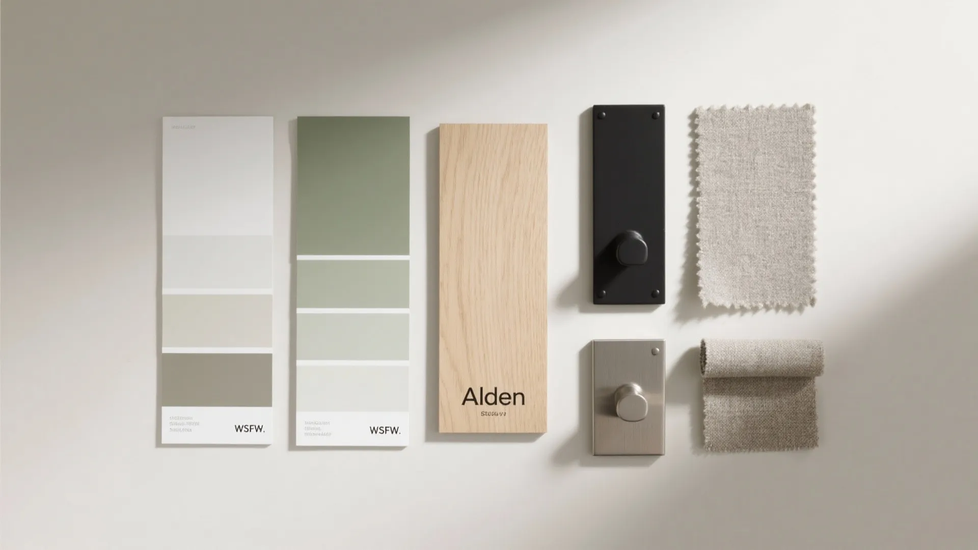 3) Light-reflective palette with grounded accent