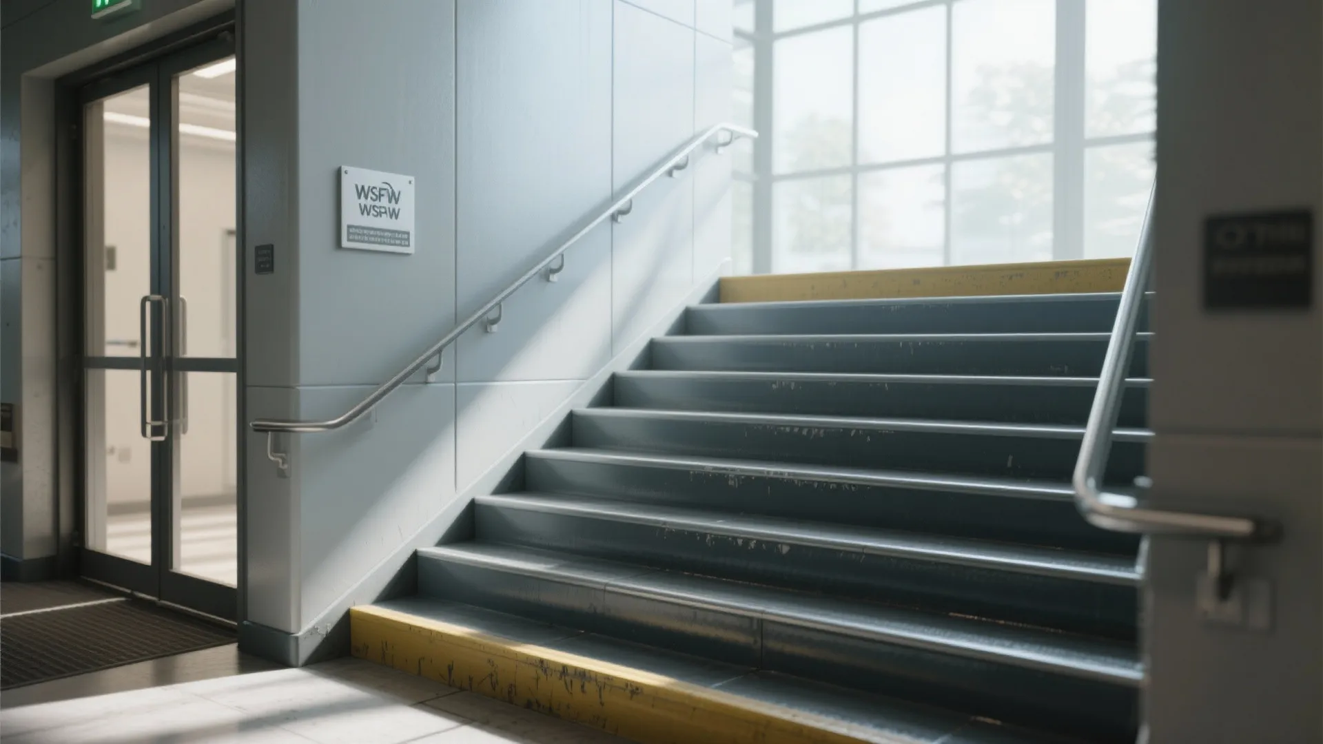 2. Alkyd or waterborne-alkyd enamel for high-traffic treads