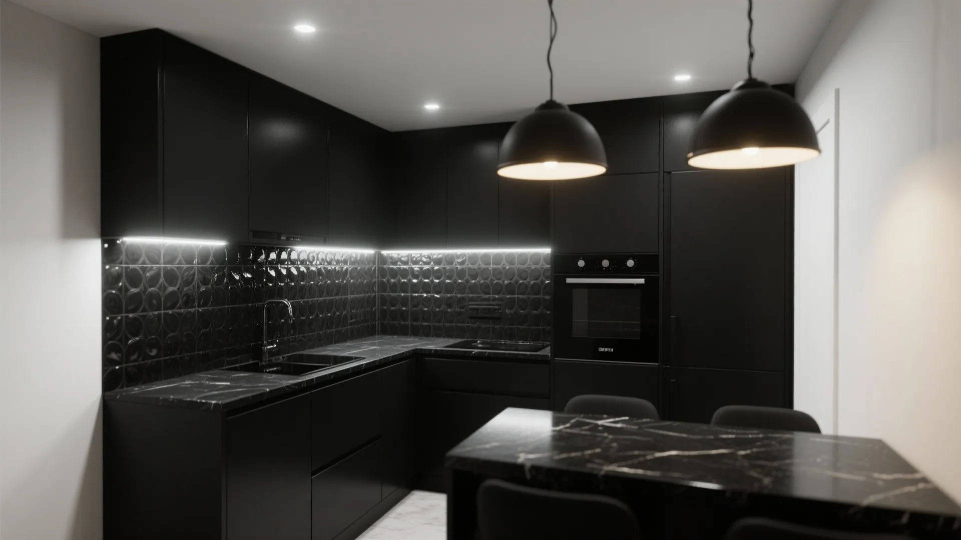 3. All-Black Minimalist Look