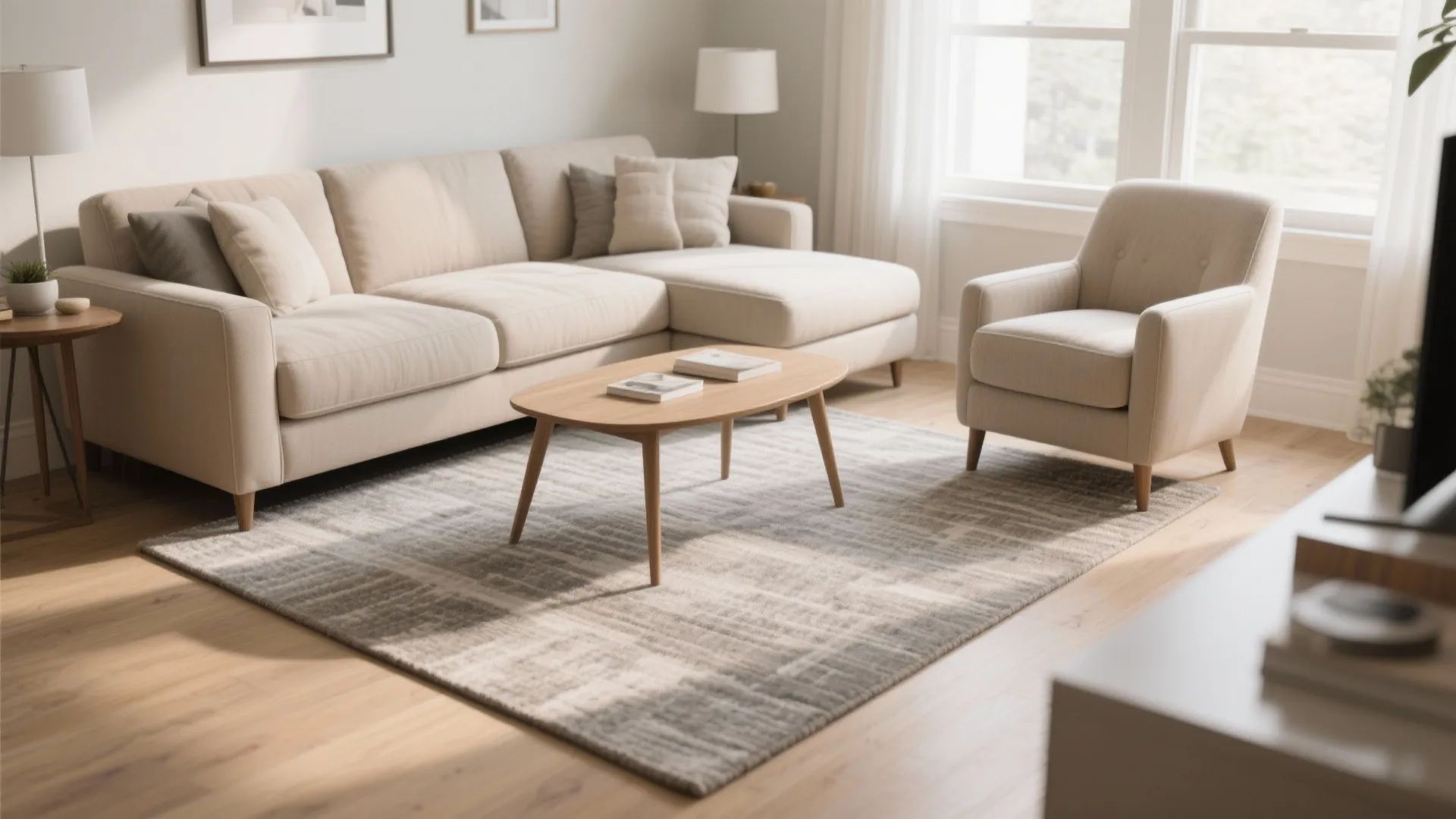 Go Larger Than You Think: The All-Feet-On-Rug Rule