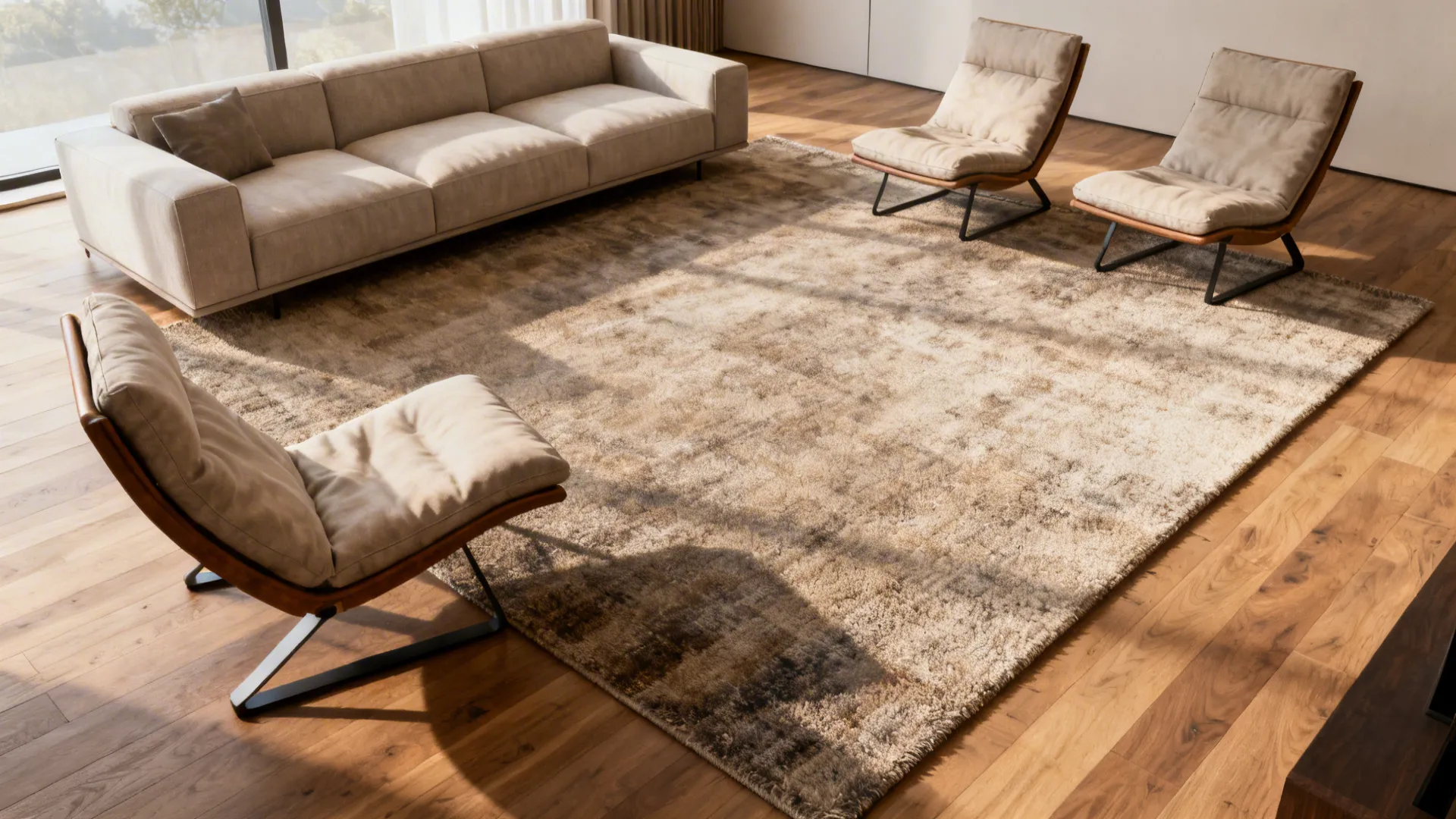 1. All-Under-Inches: Large Rug That Anchors All Furniture